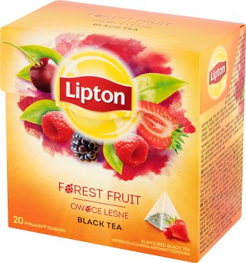 black tea flavored forest fruits