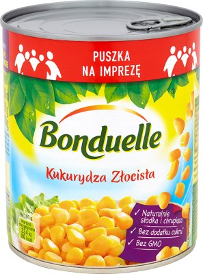 Bonduelle kukurydza konserwowa słodka. pakowana próżniowo