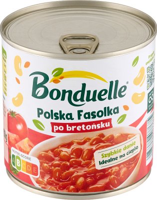 Bonduelle fasolka konserwowa biała w sosie pomidorowym