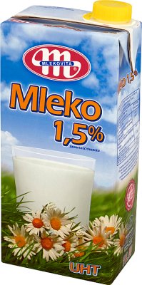 lait UHT 1l 1,5 % de matières grasses