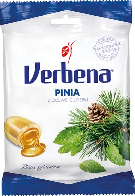 Verbena cukierki  Pinia ziołowe z witaminą C
