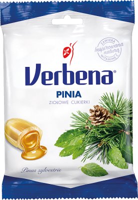 Verbena cukierki Pinia ziołowe z witaminą C