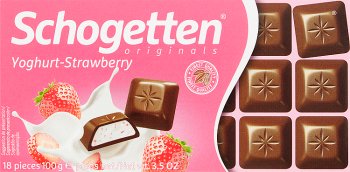 chocolate - strawberry yoghurt
