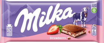 Milka czekolada  Truskawkowo - jogurtowa