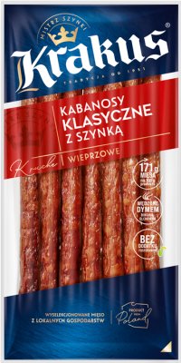 Krakus Kabanosy klasyczne z szynką