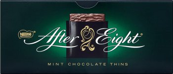 after eight chocolates with fillings with the taste of mint