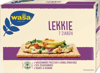 Wasa pieczywo chrupkie lekkie crisp'n light 7 zbóż