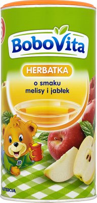 Bobovita herbatka z melisy i jabłka