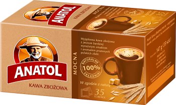 Delecta chicory coffee 35 sachets express strong