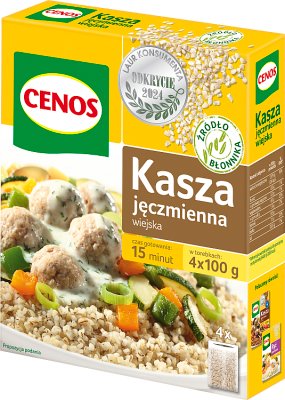 Cenos, barley groats Wiejska 4x100g