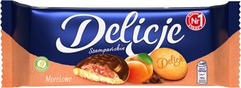 Delicje Szampańskie morelowe