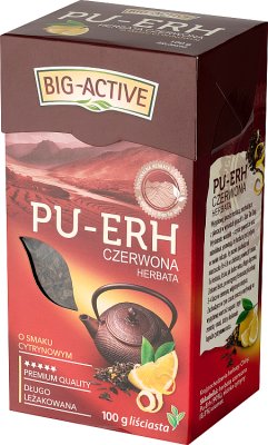 Big-Active Pu-Erh Roter loser Blatttee mit Zitronengeschmack
