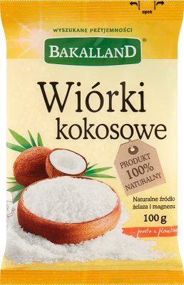 Bakalland noix de coco desséchée