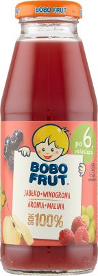 Bobo Frut nektar  jabłko, malina i winogrona