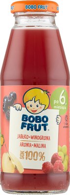 Bobo Frut nektar jabłko, malina i winogrona