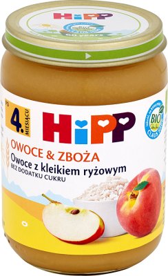 HiPP Owoce & Zboża kleik ryżowy z owocami BIO