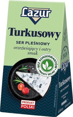 Lazur ser pleśniowy turkusowy