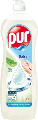 Pur płyn do mycia naczyń balsam z aloesem - pH neutralne dla skóry