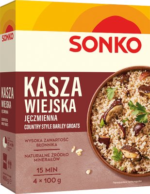 Sonko Kasza jęczmienna wiejska 4x100g