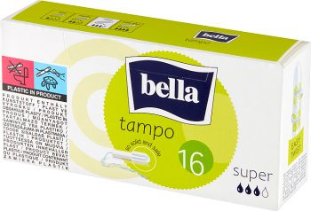 Bella Tampo Tampones Súper Higiénicos 