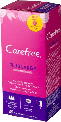 Carefree Plus Panty Liners grandes