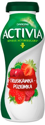 yogourt Activia boisson fraise + fraises