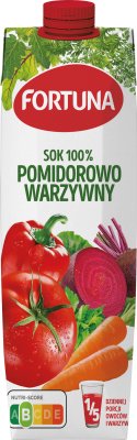 Fortuna 100% tomato and vegetable juice