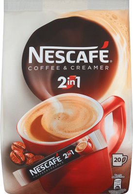 Nescafe 2 w 1 kawa rozpuszczalna z mlekiem w saszetkach 20 saszetek po 10g
