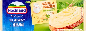 Hochland serek topiony kremowy 60% tłuszczu z ziołami