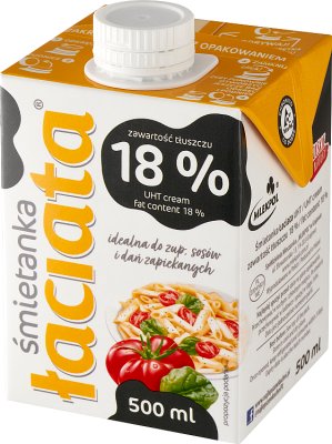 Łaciata UHT soup cream 18% fat