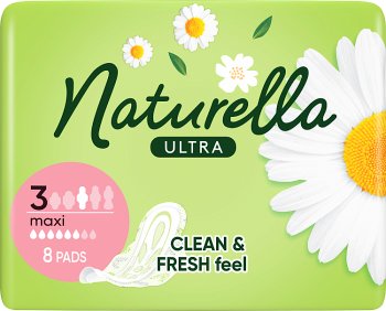 ultra, 5 drops - maxi sanitary pads with the scent of chamomile