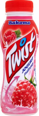 Bakoma Twist jogurt pitny  malina