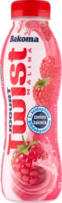 twist raspberry yogurt drink