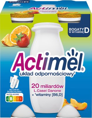 Actimel - mixte yaourt aux fruits immunité de renforcement