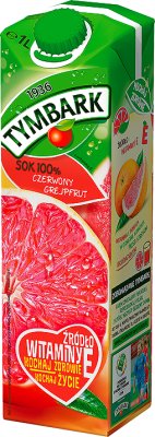 Tymbark czerwony grejpfrut sok 100%