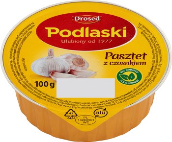 Drosed Podlaski pasztet drobiowy czosnkowy