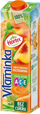 Hortex Vitaminka sok  marchew, jabłko, brzoskwinia
