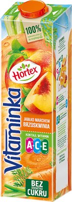 Hortex Vitaminka sok marchew, jabłko, brzoskwinia