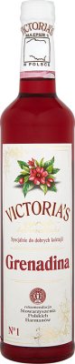 Victoria ' s - camarero jarabe de granadina