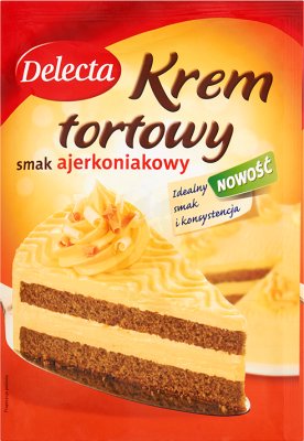 Creme Kuchen mit dem Geschmack von ajerkoniakowym