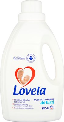 Lovela hipoalergiczne mleczko do prania do białego