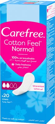 Carefree panty liners airy Triplefresh 20 pieces