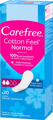 Carefree panty liners airy Triplefresh 20 pieces