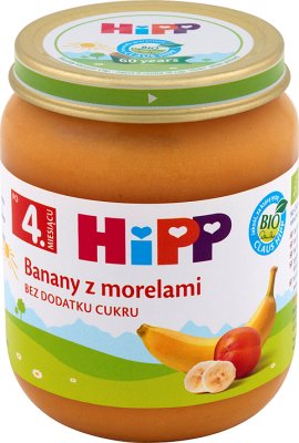 HiPP banany z morelami BIO