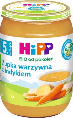 HiPP zupka warzywna z indykiem BIO