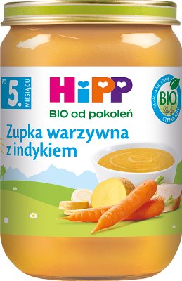 HiPP zupka warzywna z indykiem BIO
