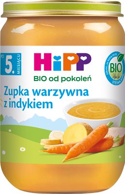 HiPP vegetable soup with turkey BIO
