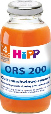 HiPP ORS 200 Gachas de zanahoria y arroz