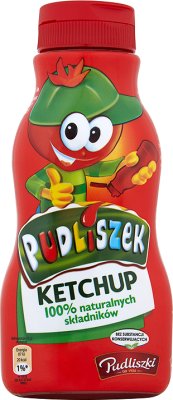 Pudliszek ketchup bez konserwantów dla dzieci