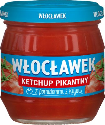 jar of spicy ketchup
